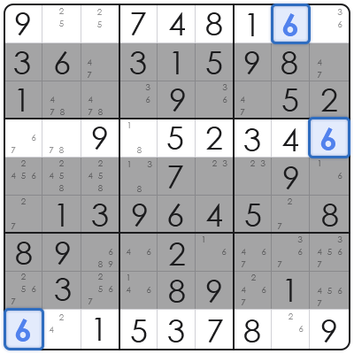 tip for sudoku